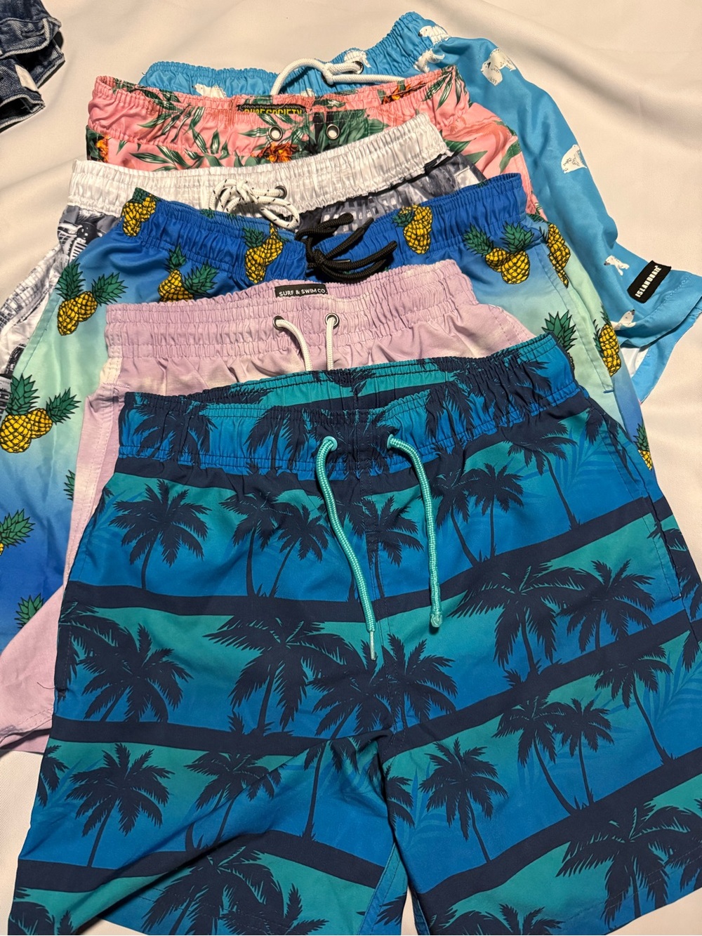 Men’s Swim Trunks Bundle – 6 Pairs 🌴☀️